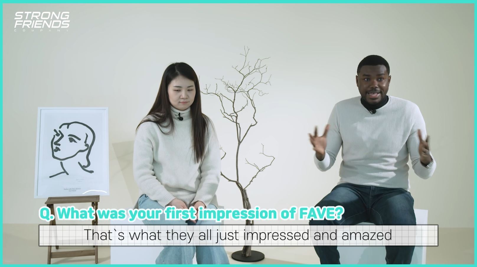 FAVE(건강한친구들)_유튜브 영어인터뷰컨텐츠 스틸컷 1